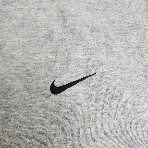 Vintage Nike Sweatshirt 90s Swoosh Sweater Size Large Gray Made in USA - Picture 5 of 8